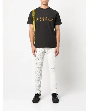 Purple Brand バンダナ柄スキニーカルデュロイパンツ - サムネイル2