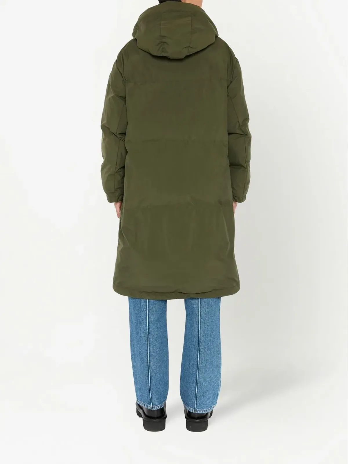 JW Anderson パディドフード付きコート - 画像4