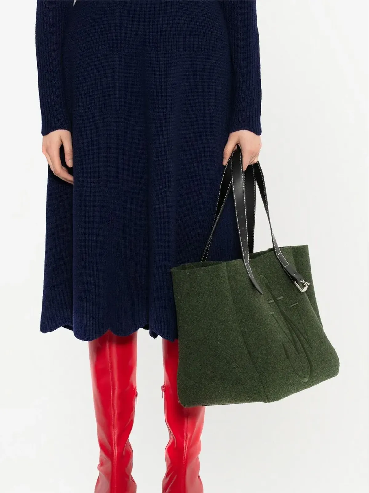JW Anderson スカラップヘムドレス - 画像5