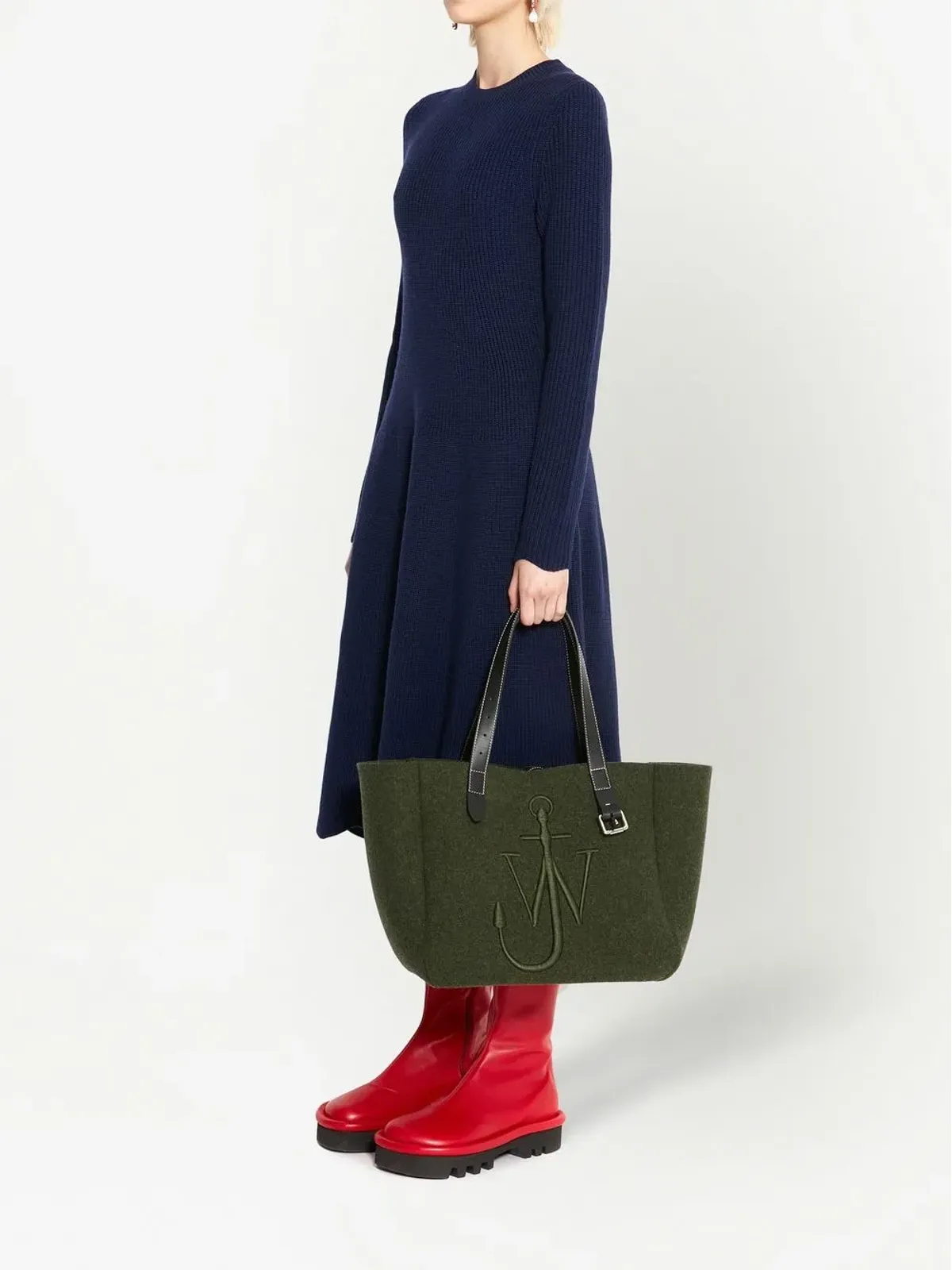 JW Anderson スカラップヘムドレス - 画像3