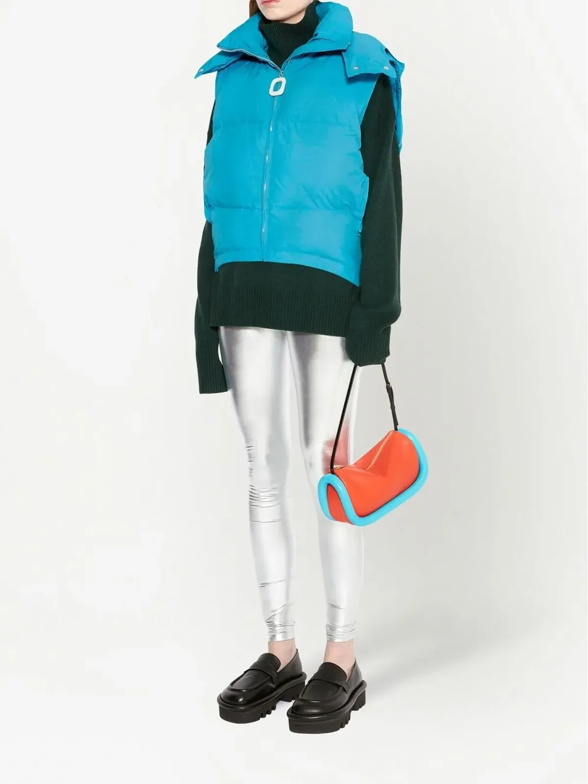 JW Anderson フード付きダウンベスト - 画像3