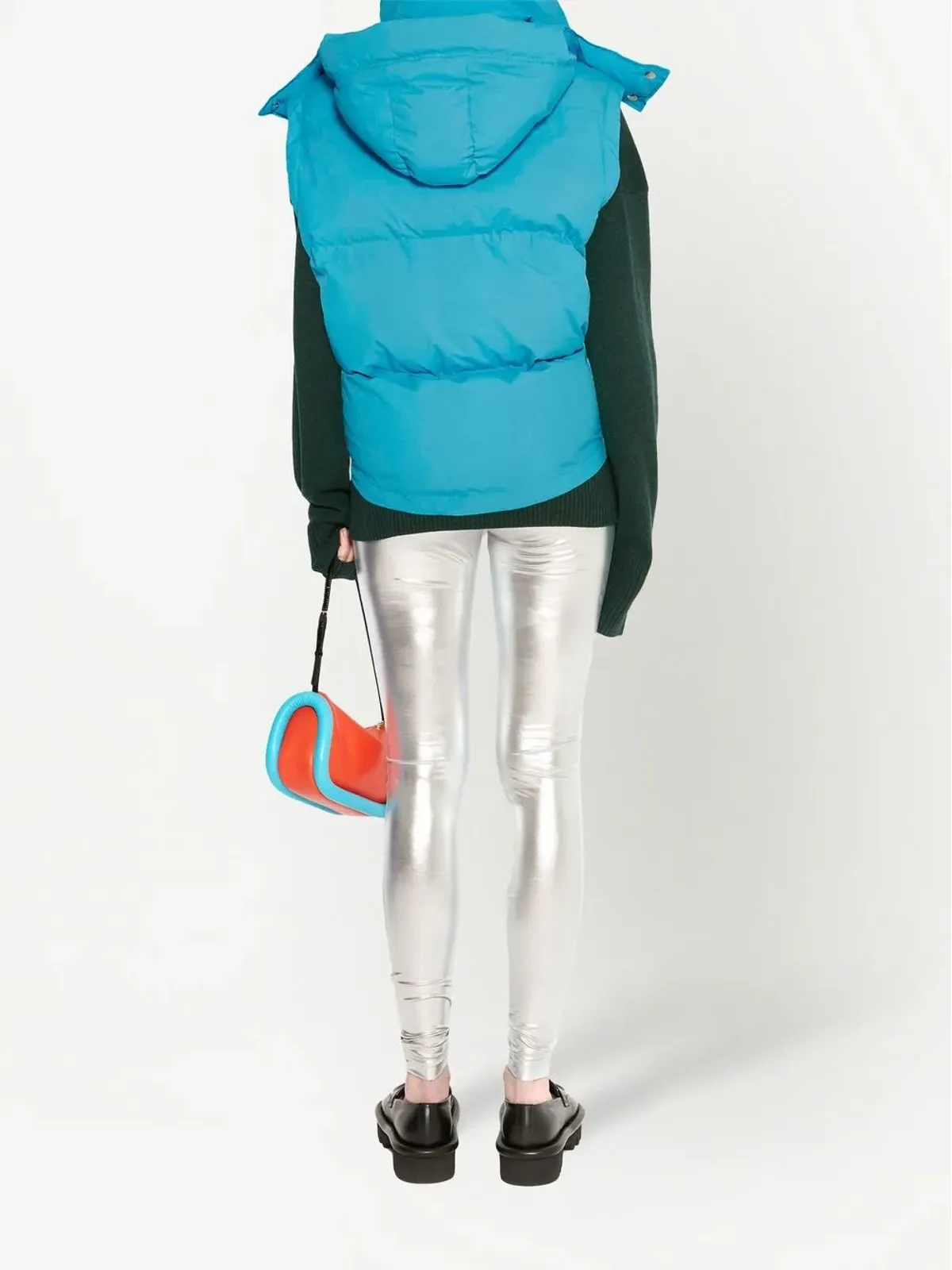 JW Anderson フード付きダウンベスト - 画像4