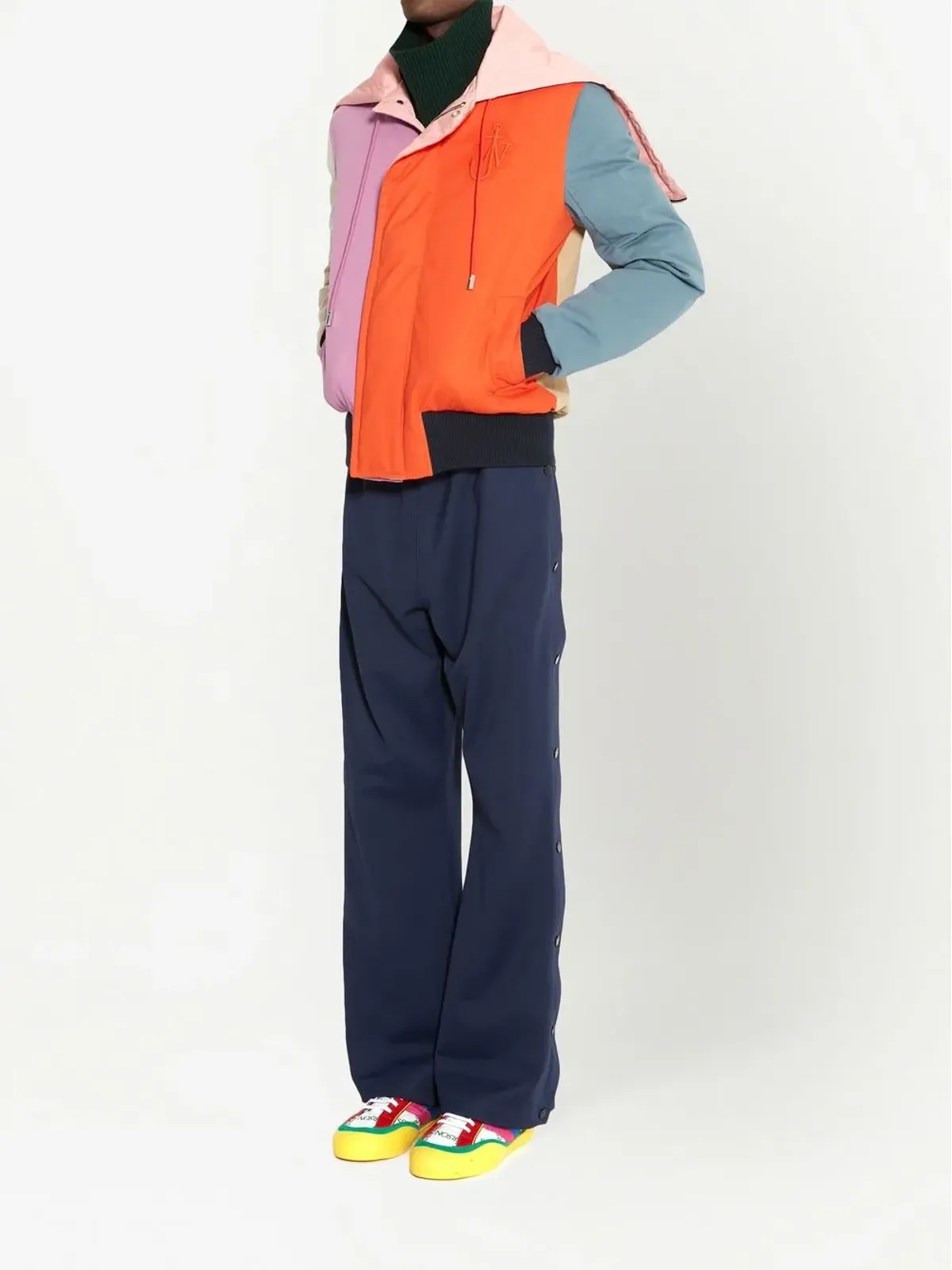 JW Anderson マルチパネル ジップファスナー付きジャケット - ピンク - 画像2