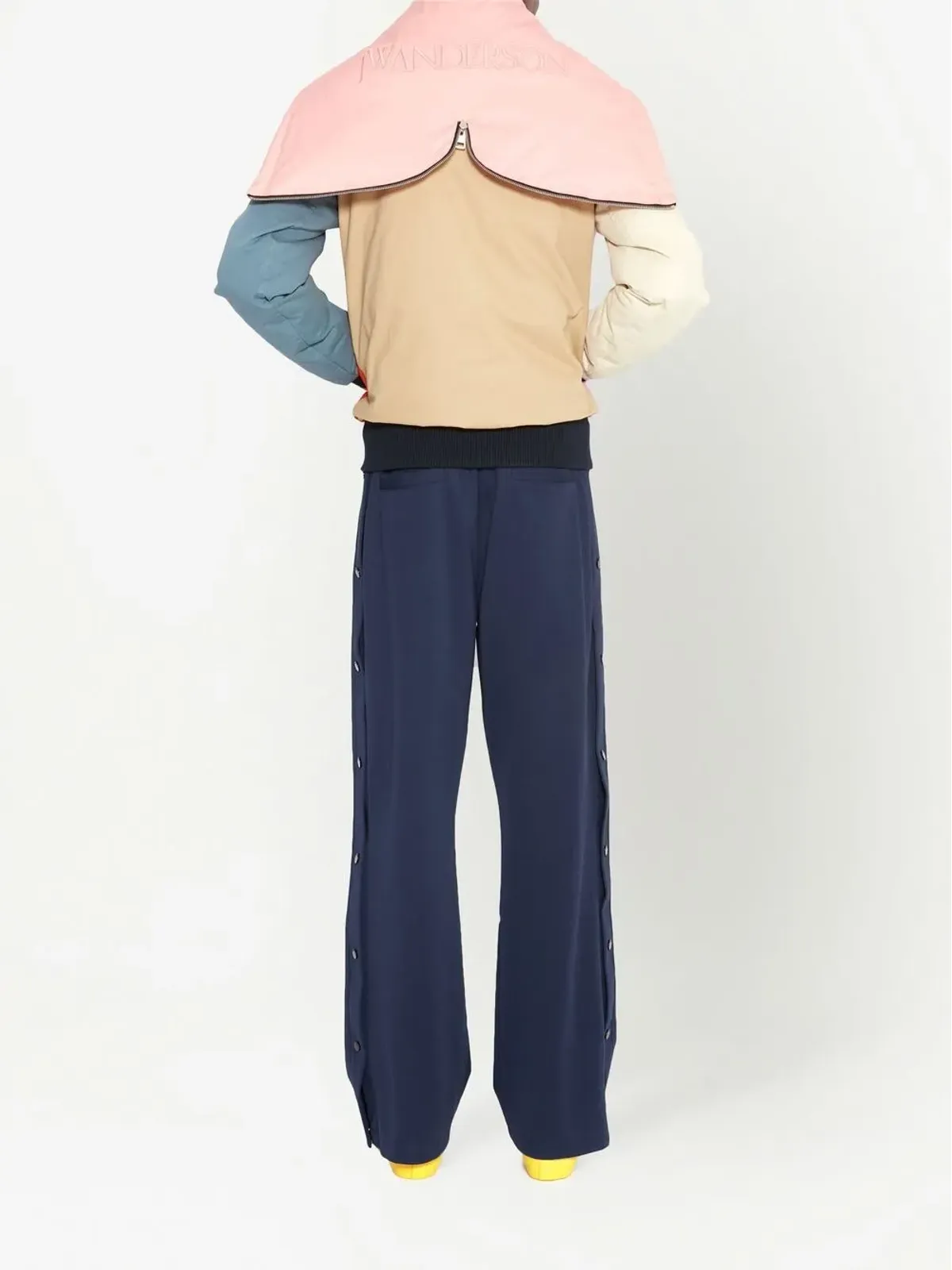 JW Anderson マルチパネル ジップファスナー付きジャケット - ピンク - 画像4