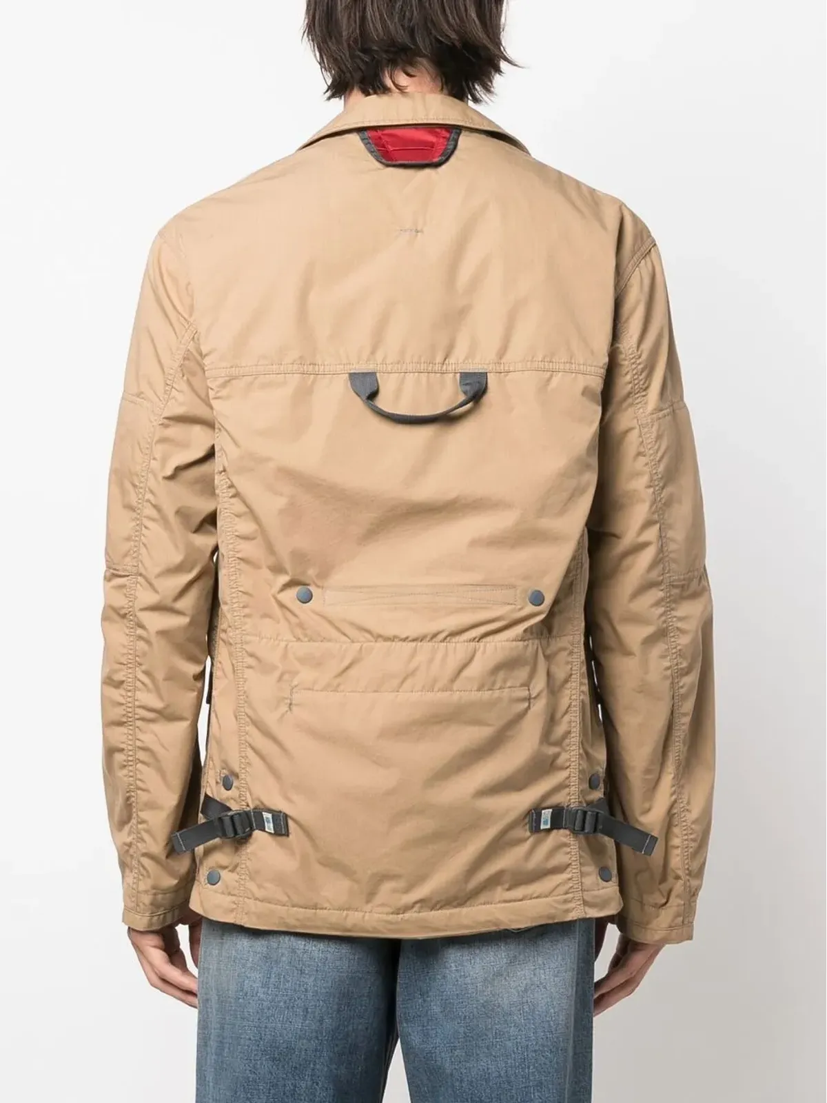 Junya Watanabe MAN シングルブレストボタンシャツジャケット - Neutrals - 画像4