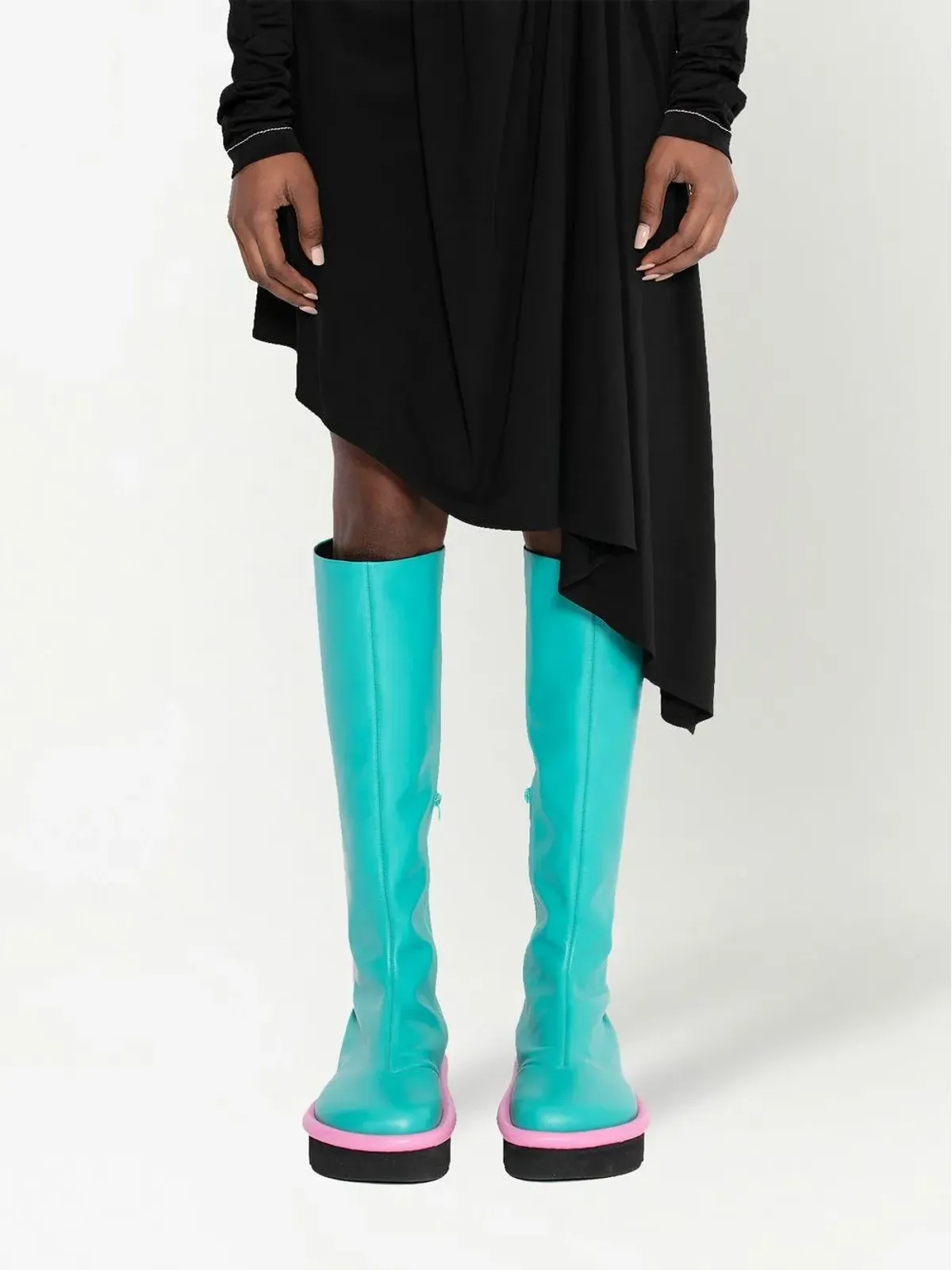 JW Anderson アシンメトリックギャザー スカート - 画像5