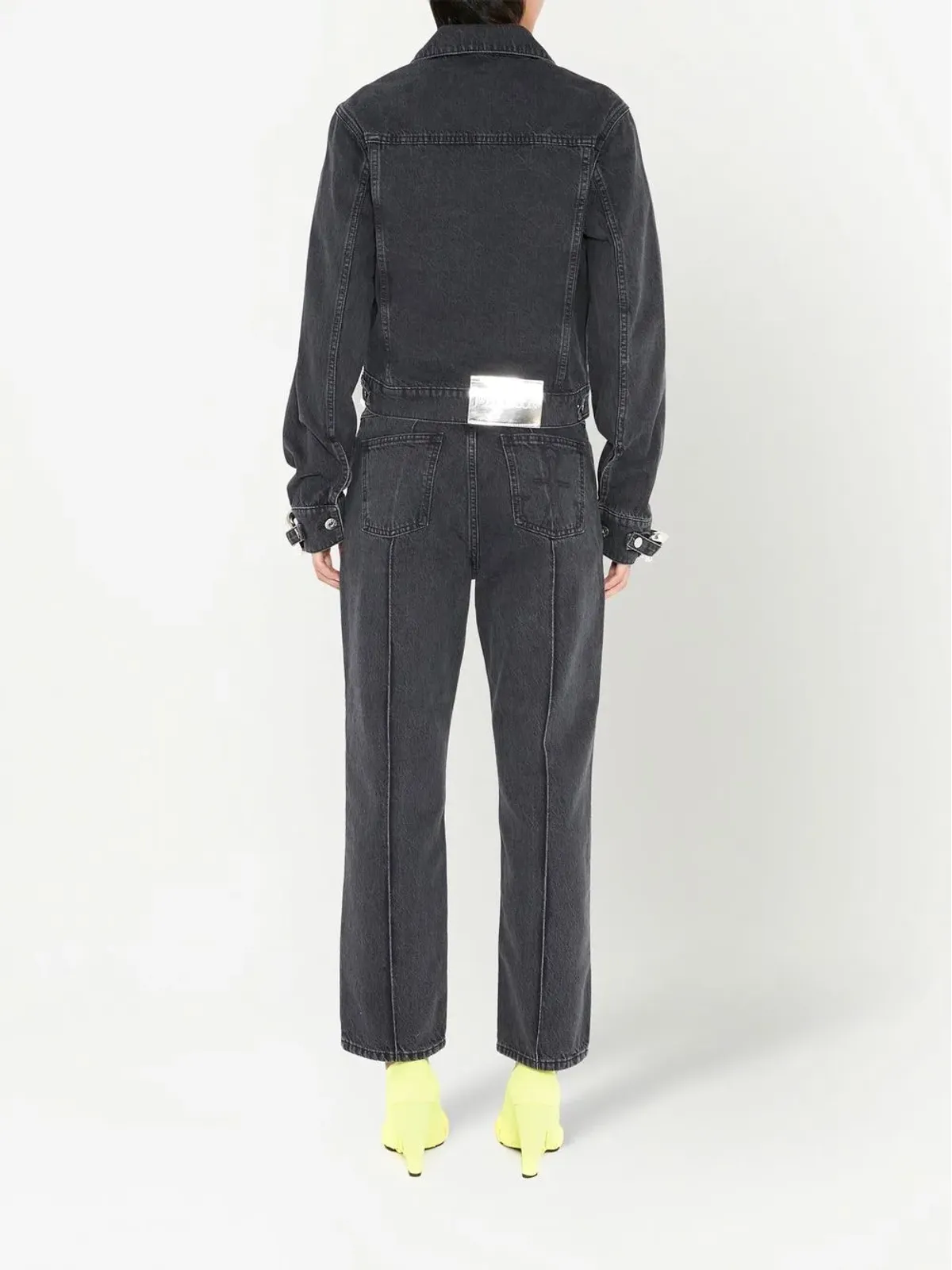 JW Anderson デニムジャケット（チェーンリンクディテール） - 画像4