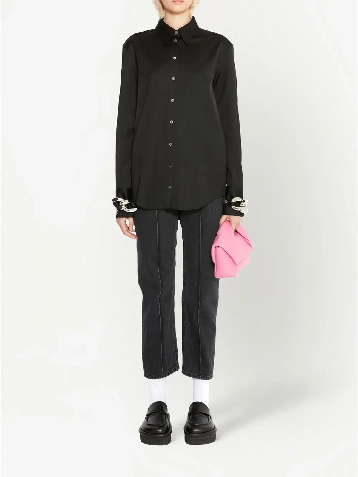 JW Anderson チェーンリンクカフシャツ - 画像2