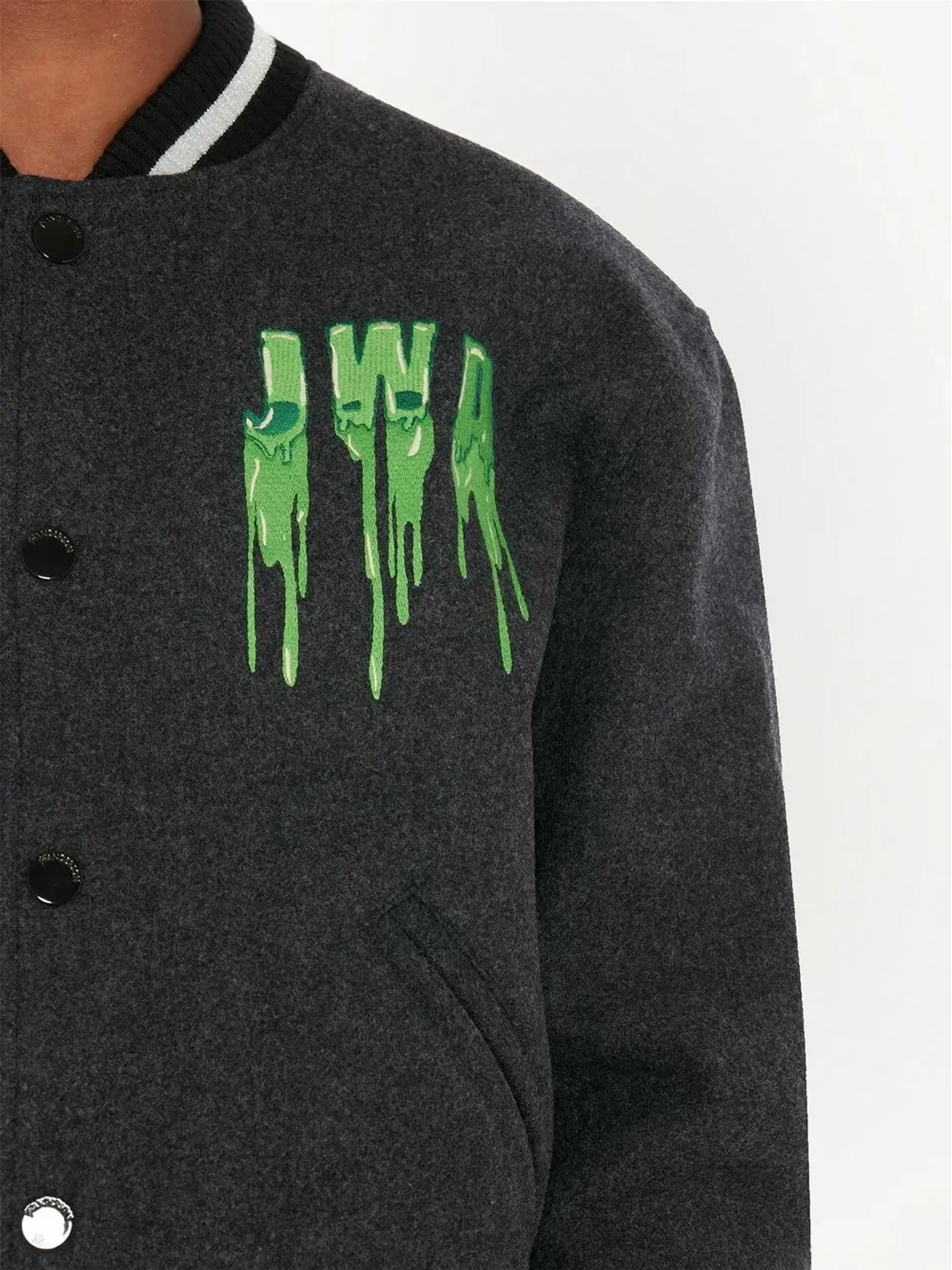JW Anderson ロゴ刺繍ボンバージャケット - 画像5