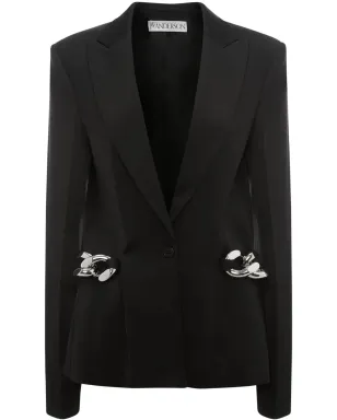 JW Anderson チェーンディテールのシングルブレストブレザー - サムネイル1