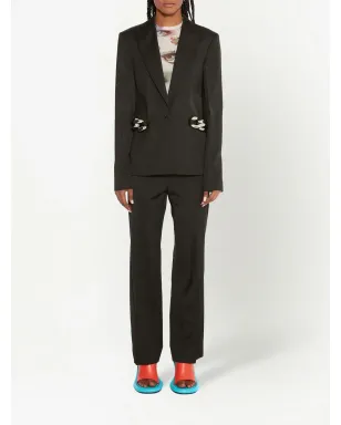 JW Anderson チェーンディテールのシングルブレストブレザー - サムネイル2