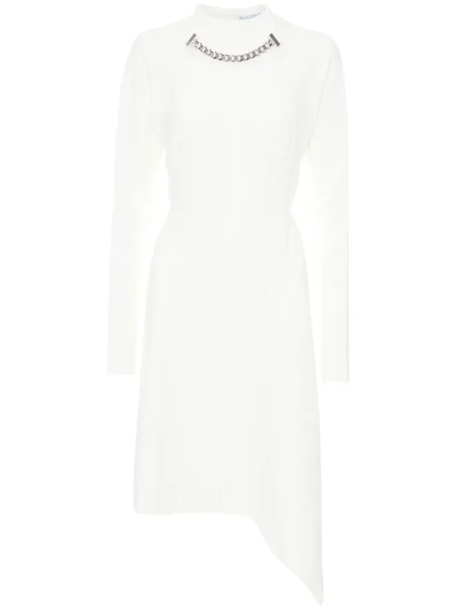 JW Anderson JW Anderson チェーンネック アシンメトリックヘム ドレスの商品画像