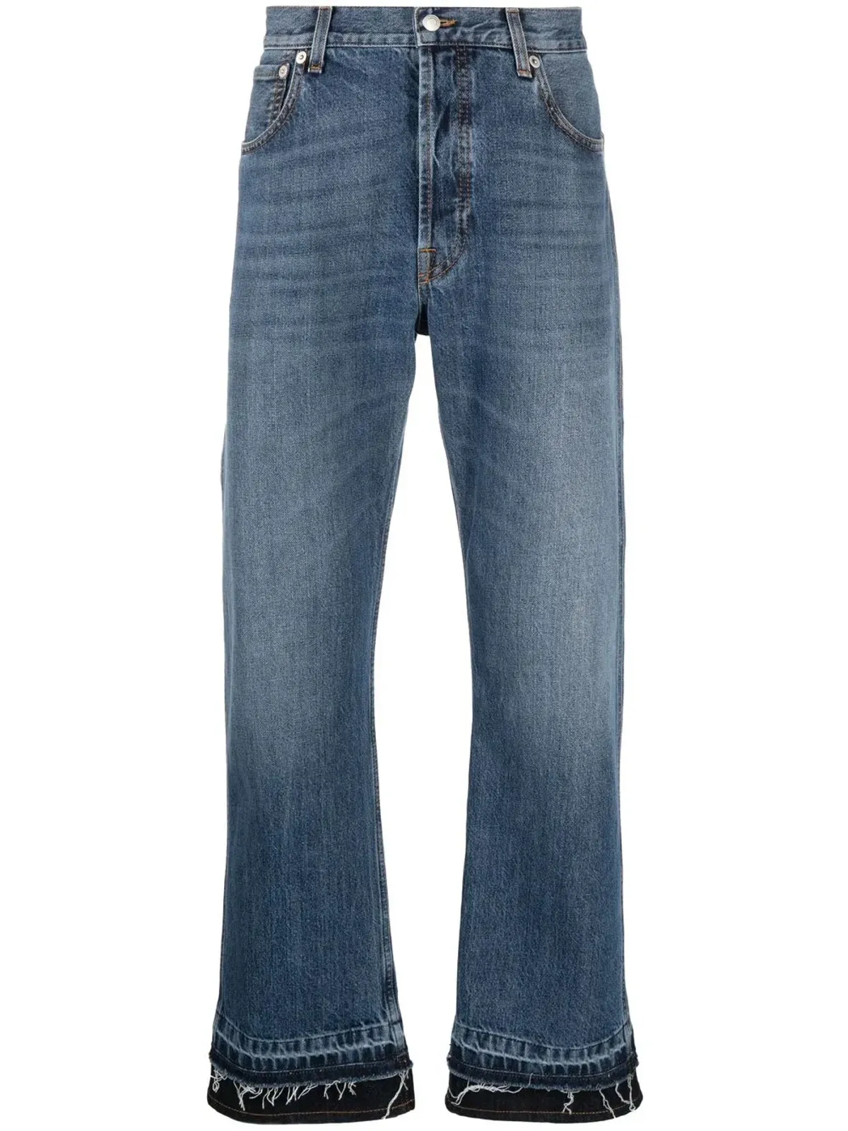 Alexander McQueen ストレートレッグ・クロップドジーンズ - 画像1