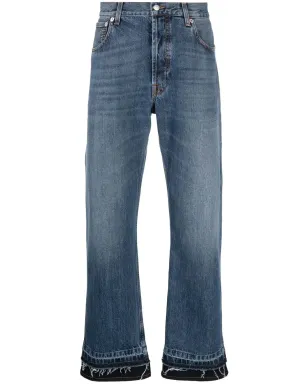 Alexander McQueen ストレートレッグ・クロップドジーンズ - サムネイル1