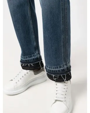 Alexander McQueen ストレートレッグ・クロップドジーンズ - サムネイル5