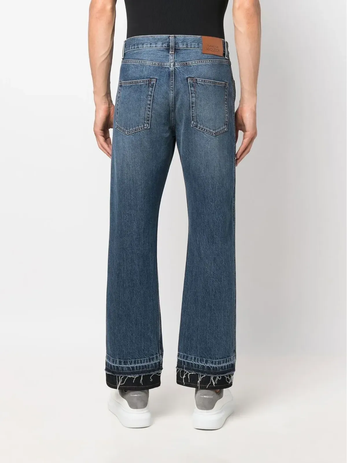 Alexander McQueen ストレートレッグ・クロップドジーンズ - 画像4