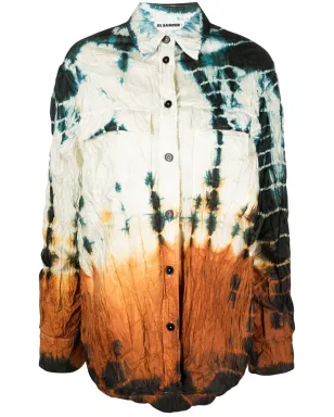 Jil Sander パッド入りタイダイシャツ - サムネイル1