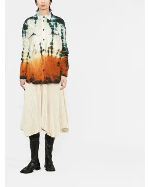 Jil Sander パッド入りタイダイシャツ - サムネイル2