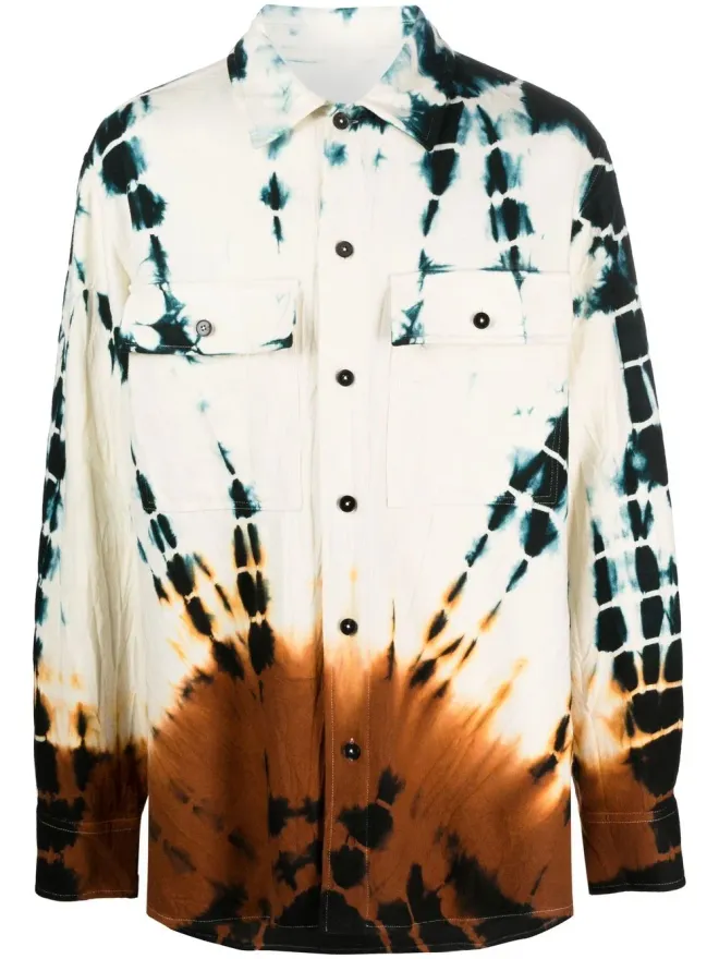 Jil Sander Jil Sander タイダイ チェストポケット シャツの商品画像