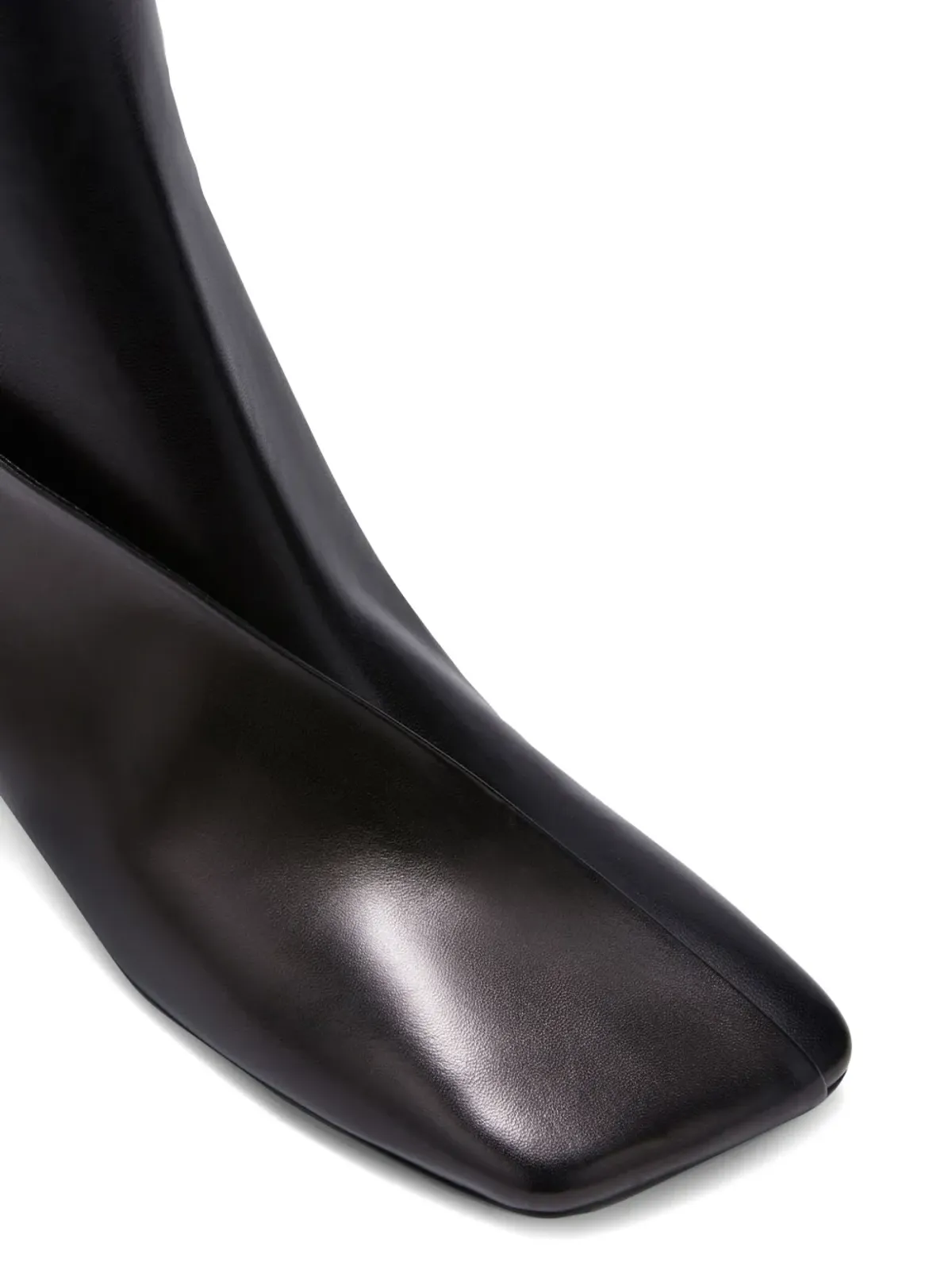 Jil Sander スクエアトゥ アンクルブーツ - 画像5