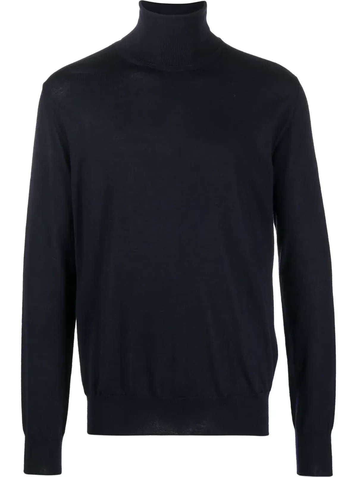 Jil Sander roll-neck merino wool jumper - Blue - 画像1