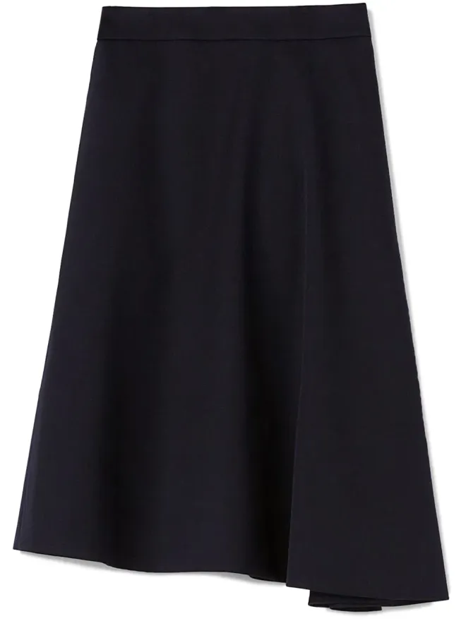 Jil Sander Jil Sander アシンメトリック ミディスカートの商品画像