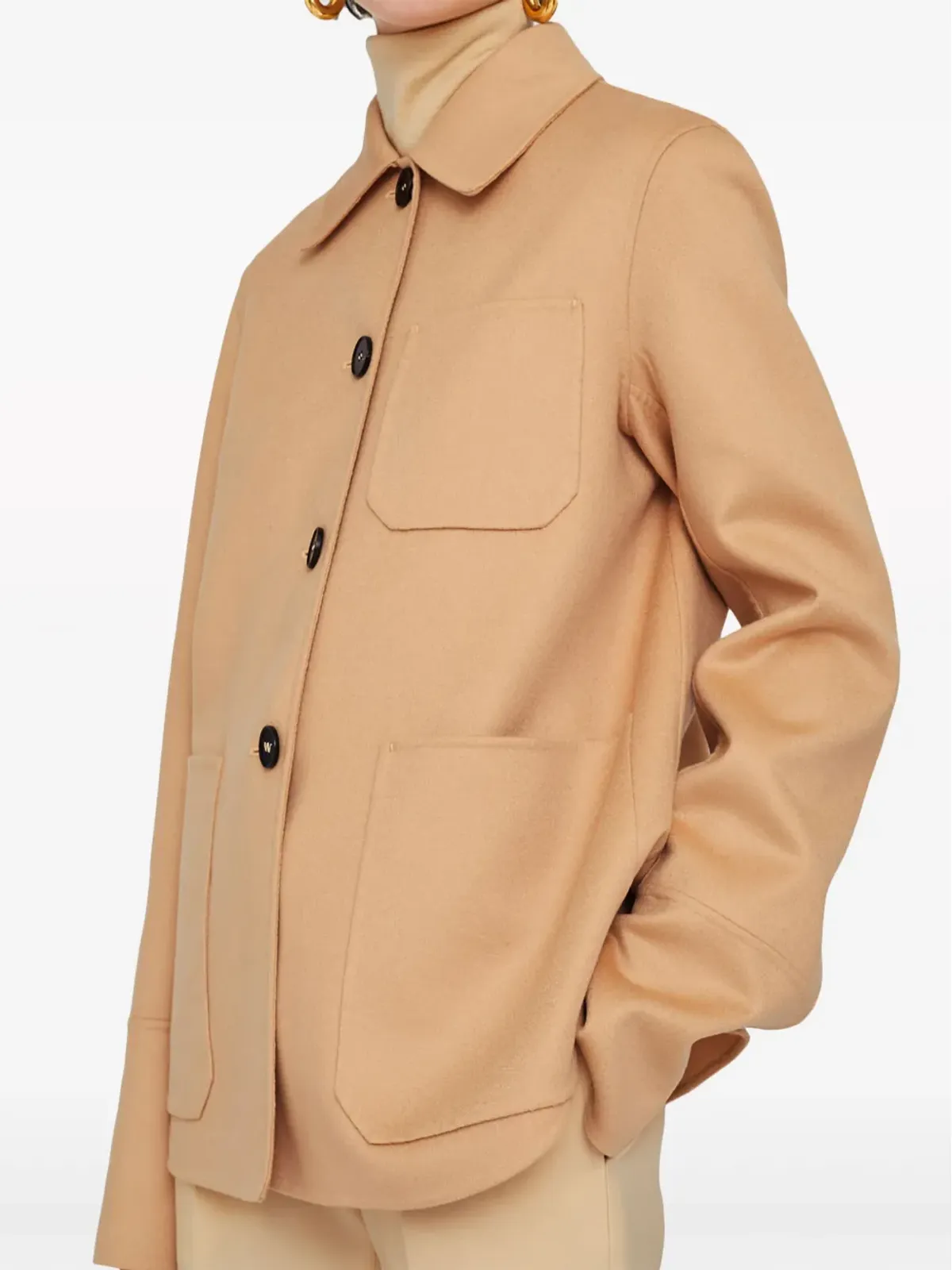 Jil Sander カシミヤ シャツジャケット - 画像2