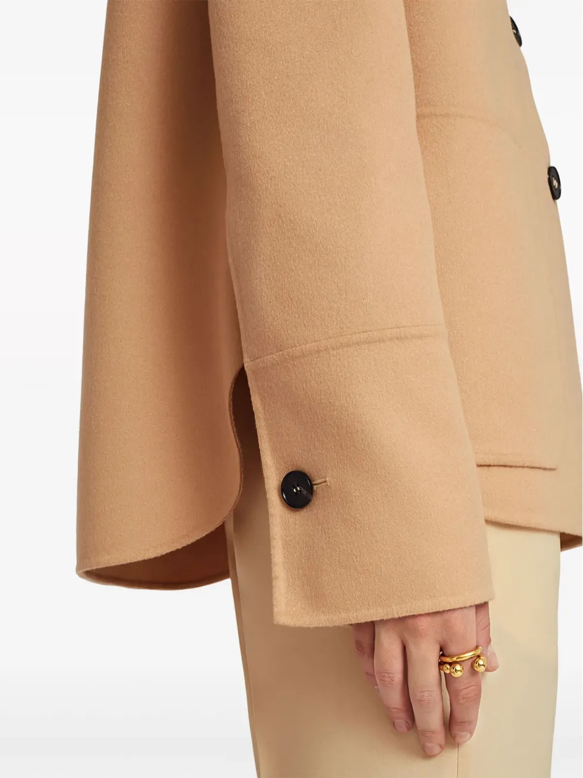 Jil Sander カシミヤ シャツジャケット - 画像3