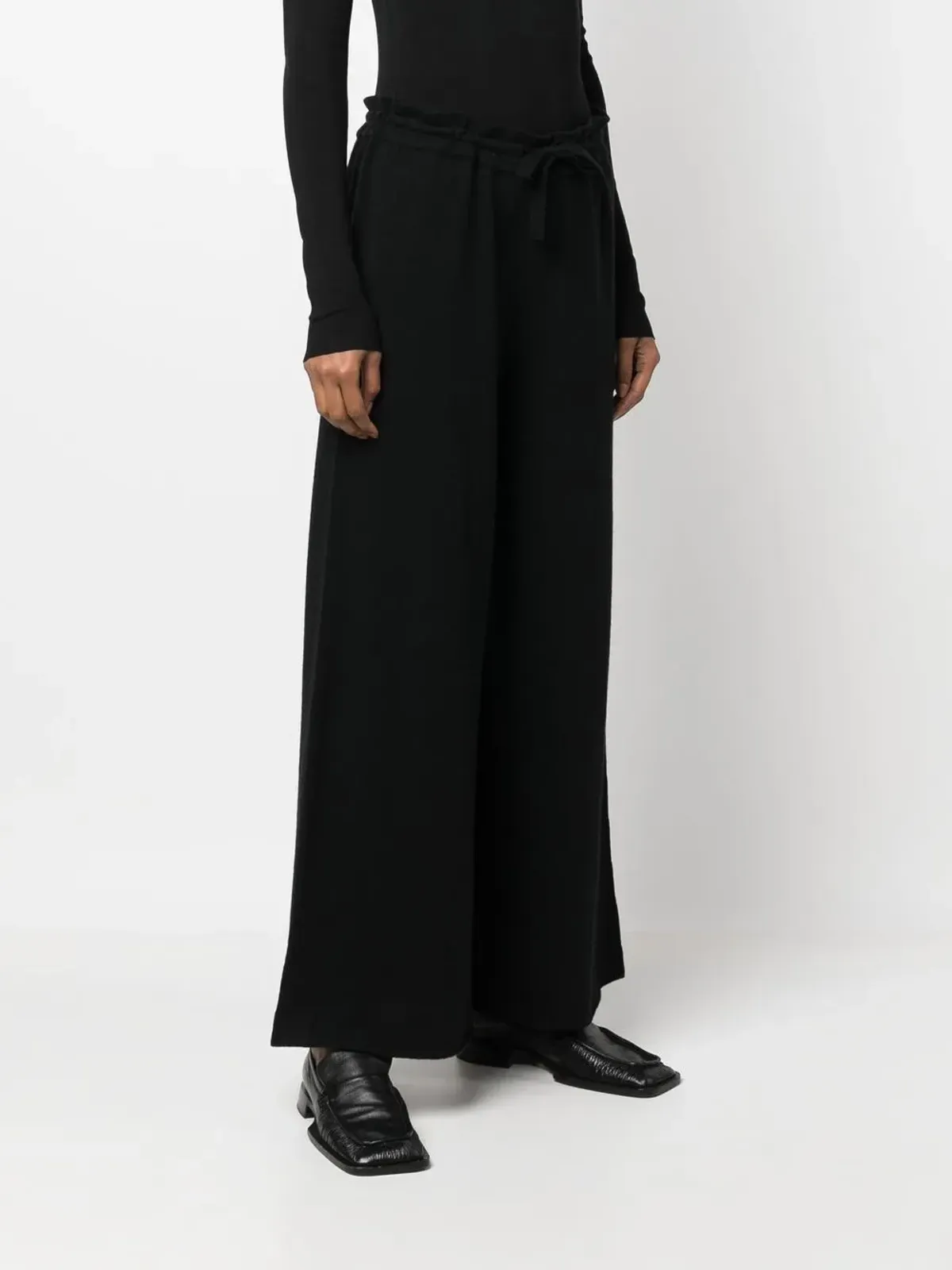 Jil Sander ワイドレッグニットパンツ - 画像3