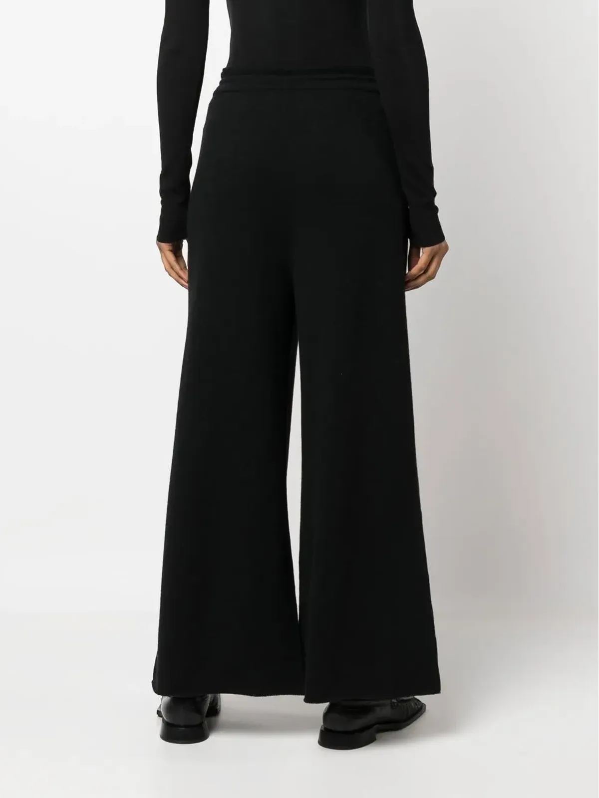 Jil Sander ワイドレッグニットパンツ - 画像4