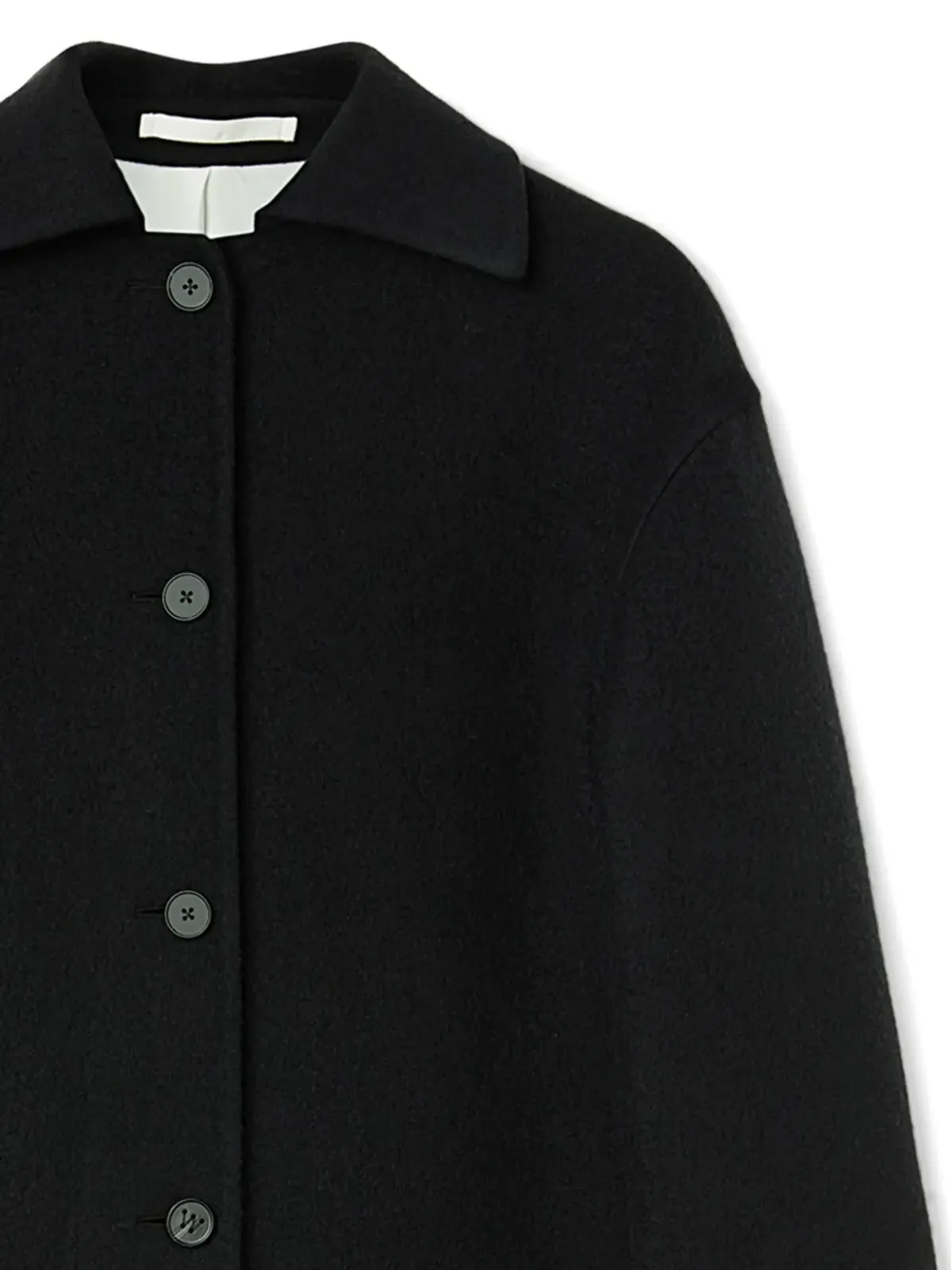Jil Sander single-breasted button-fastening coat - Black - 画像2