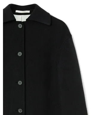 Jil Sander single-breasted button-fastening coat - Black - サムネイル2