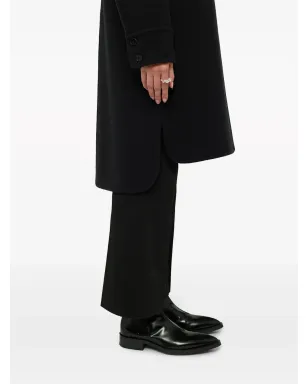 Jil Sander single-breasted button-fastening coat - Black - サムネイル3