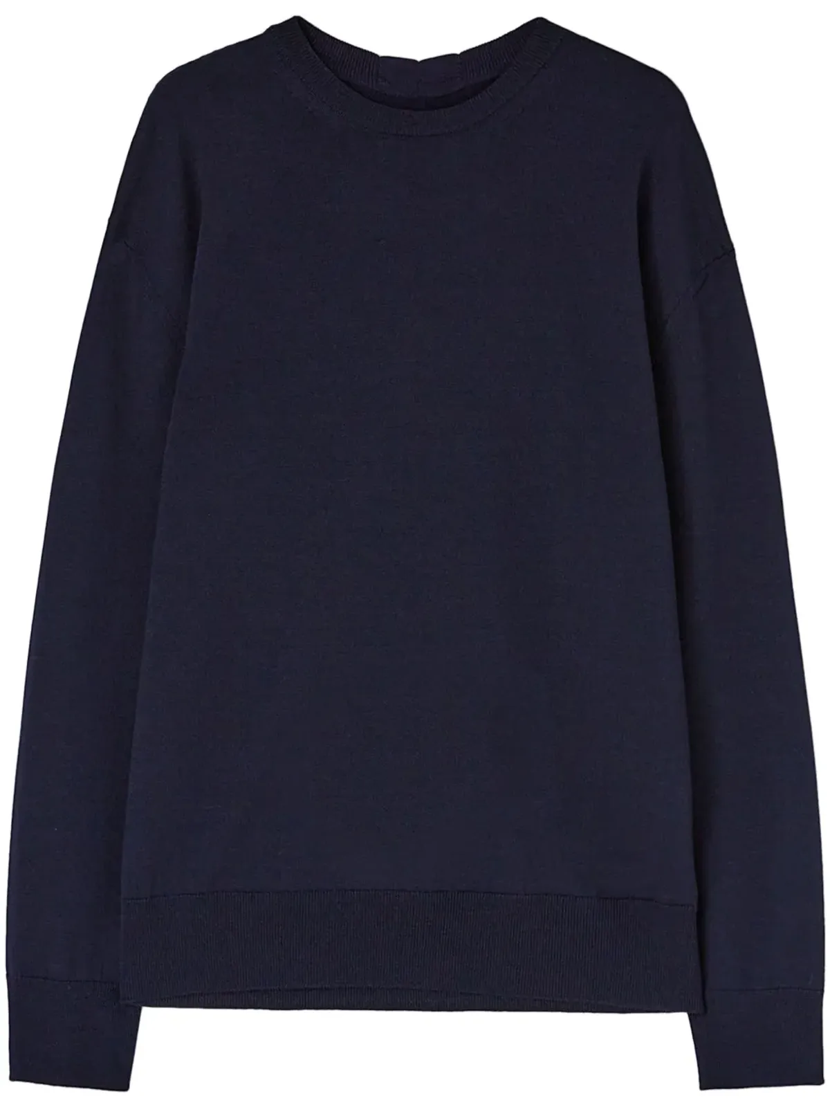 Jil Sander 細編みウールセーター - 画像1