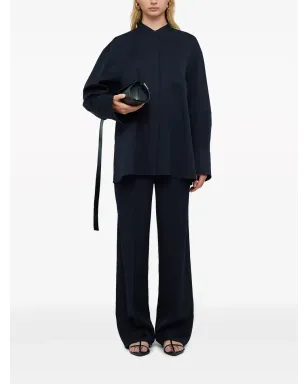 Jil Sander カラーなしボタンフロントシャツ - ブルー - サムネイル2