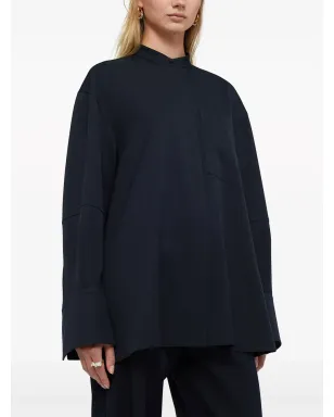 Jil Sander カラーなしボタンフロントシャツ - ブルー - サムネイル3