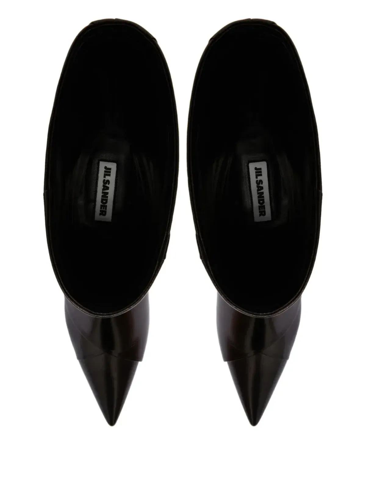 Jil Sander ジルサンダー レザー アンクルブーツ - 画像5