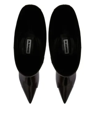 Jil Sander ジルサンダー レザー アンクルブーツ - サムネイル5