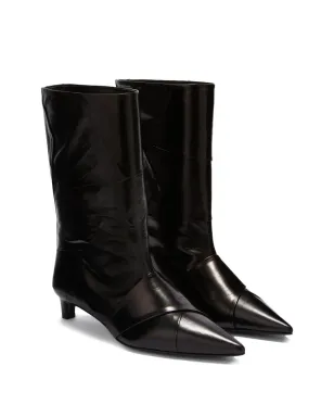 Jil Sander ジルサンダー レザー アンクルブーツ - サムネイル2