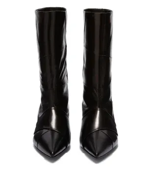 Jil Sander ジルサンダー レザー アンクルブーツ - サムネイル4