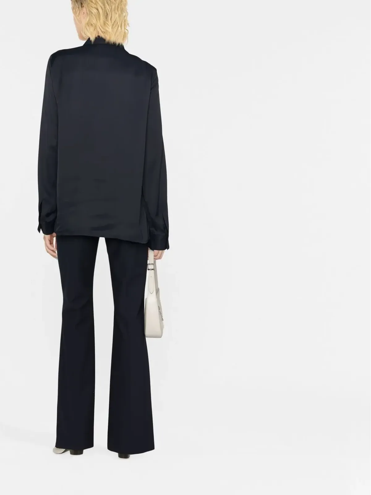 Jil Sander クラシックカラー ボタン付きブラウス - 画像3