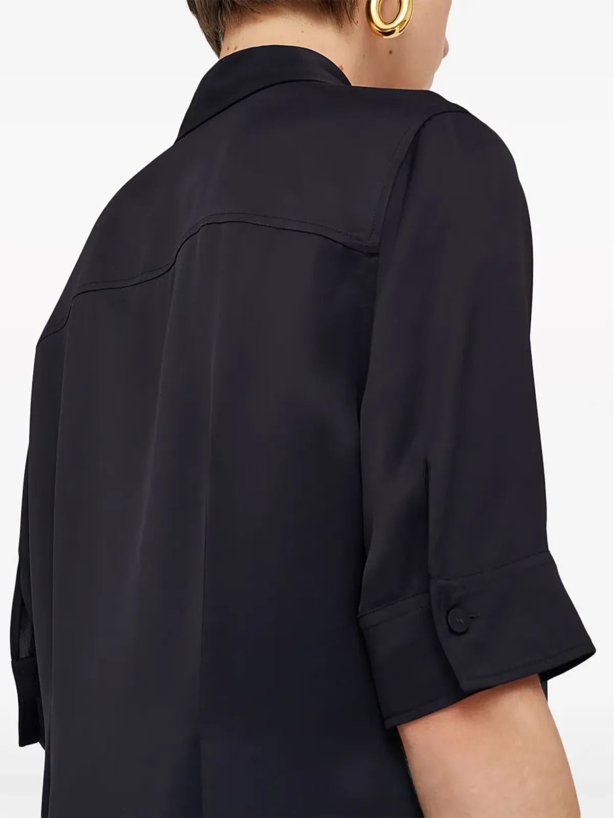 Jil Sander 半袖ミディ丈シャツドレス - 画像4