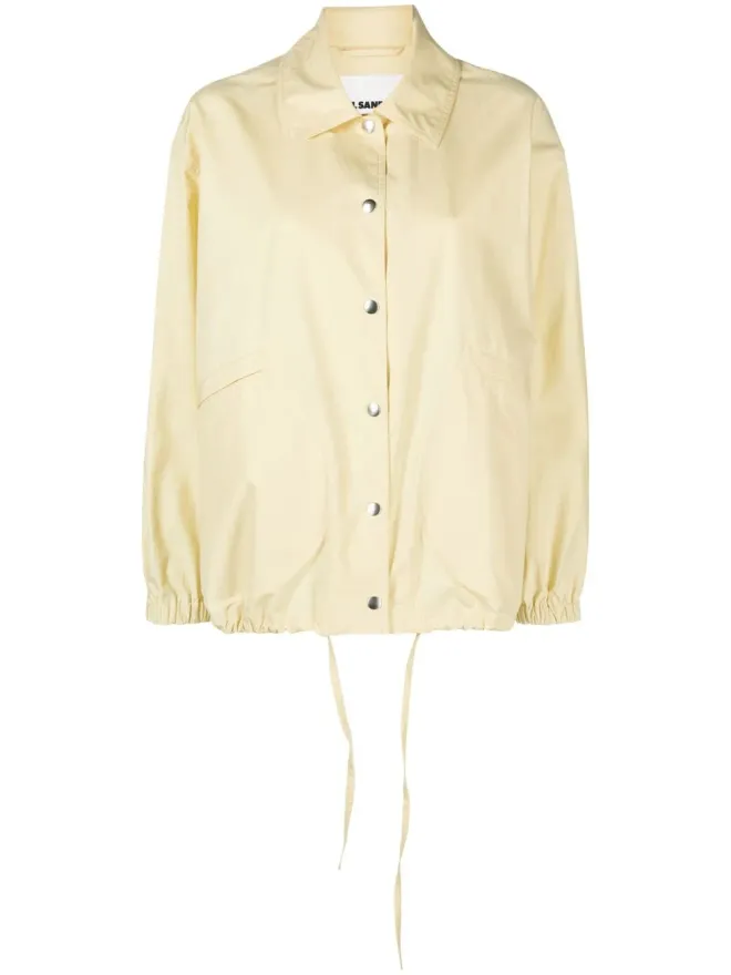 Jil Sander Jil Sander ロゴプリント シャツジャケット - Yellowの商品画像