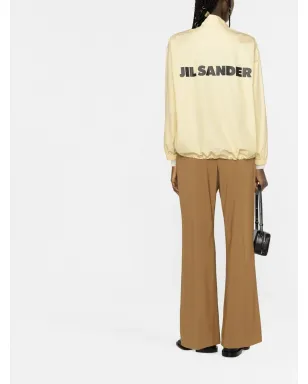Jil Sander ロゴプリント シャツジャケット - Yellow - サムネイル3