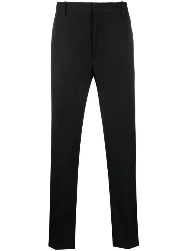 Alexander McQueen Alexander McQueen - サイドパネル付き テーラードパンツ（ブラック）の商品画像