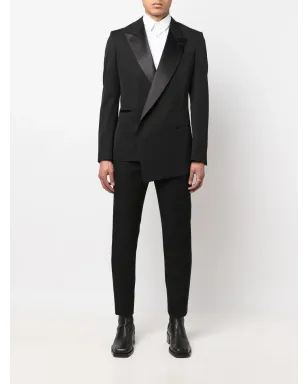 Alexander McQueen - サイドパネル付き テーラードパンツ（ブラック） - サムネイル2