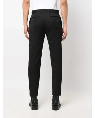 Alexander McQueen - サイドパネル付き テーラードパンツ（ブラック） - サムネイル4