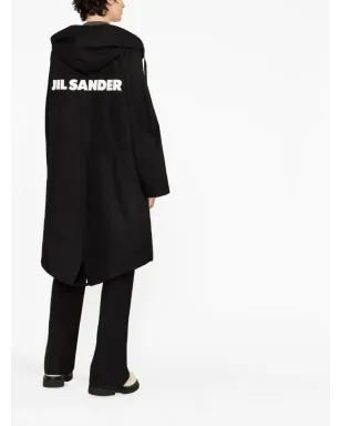 Jil Sander ロゴプリント コットンコート - サムネイル2