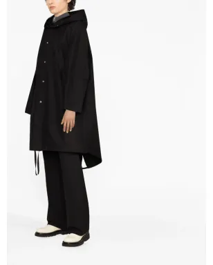Jil Sander ロゴプリント コットンコート - サムネイル4