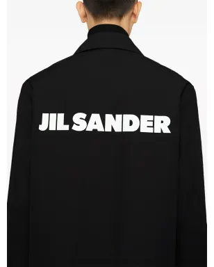 Jil Sander ロゴプリント コットンポプリン シャツジャケット - サムネイル5